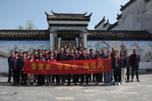 公司機(jī)關(guān)、工程服務(wù)黨支部開展主題黨日活動